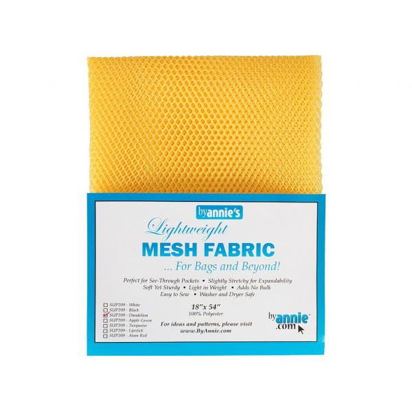 Netzstoff/ Lightweight Mesh Fabric by Annie's Dandelion (gelb)